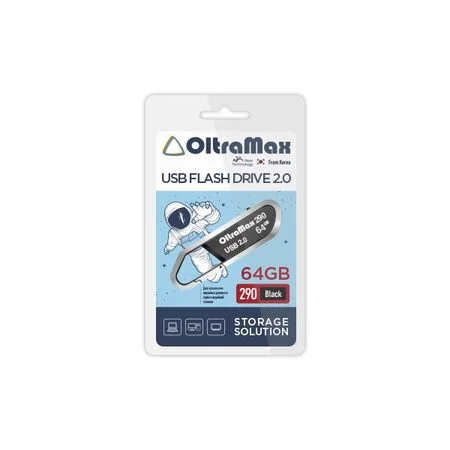 Флешка USB OltraMax OM-32Gb-290-черный
