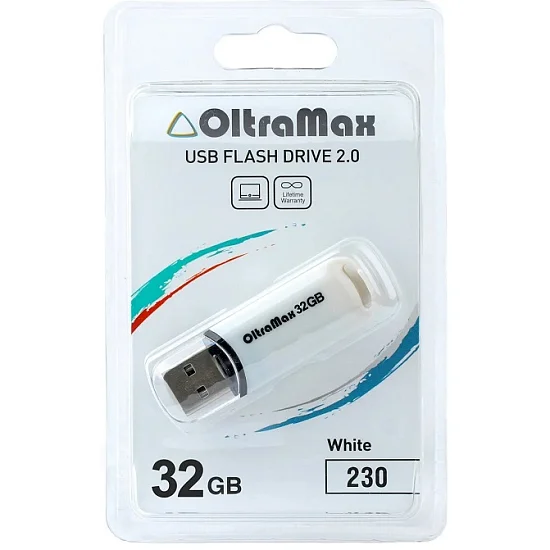 Флешка USB OltraMax OM-32Gb-310 белый