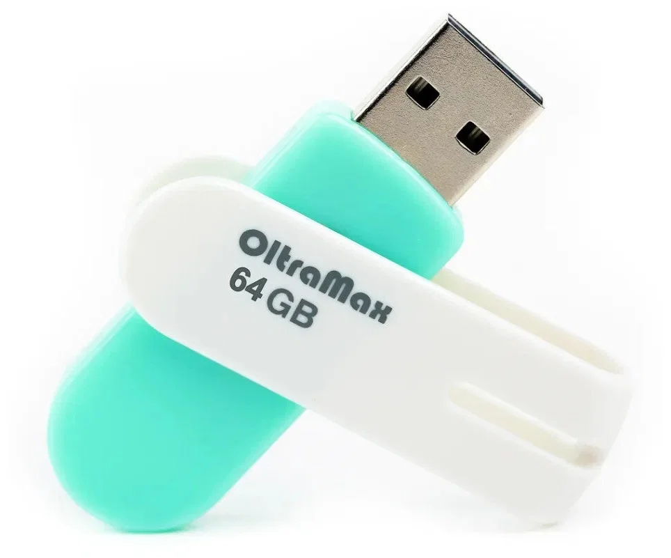 Флешка USB OltraMax OM-64Gb-220-зеленый