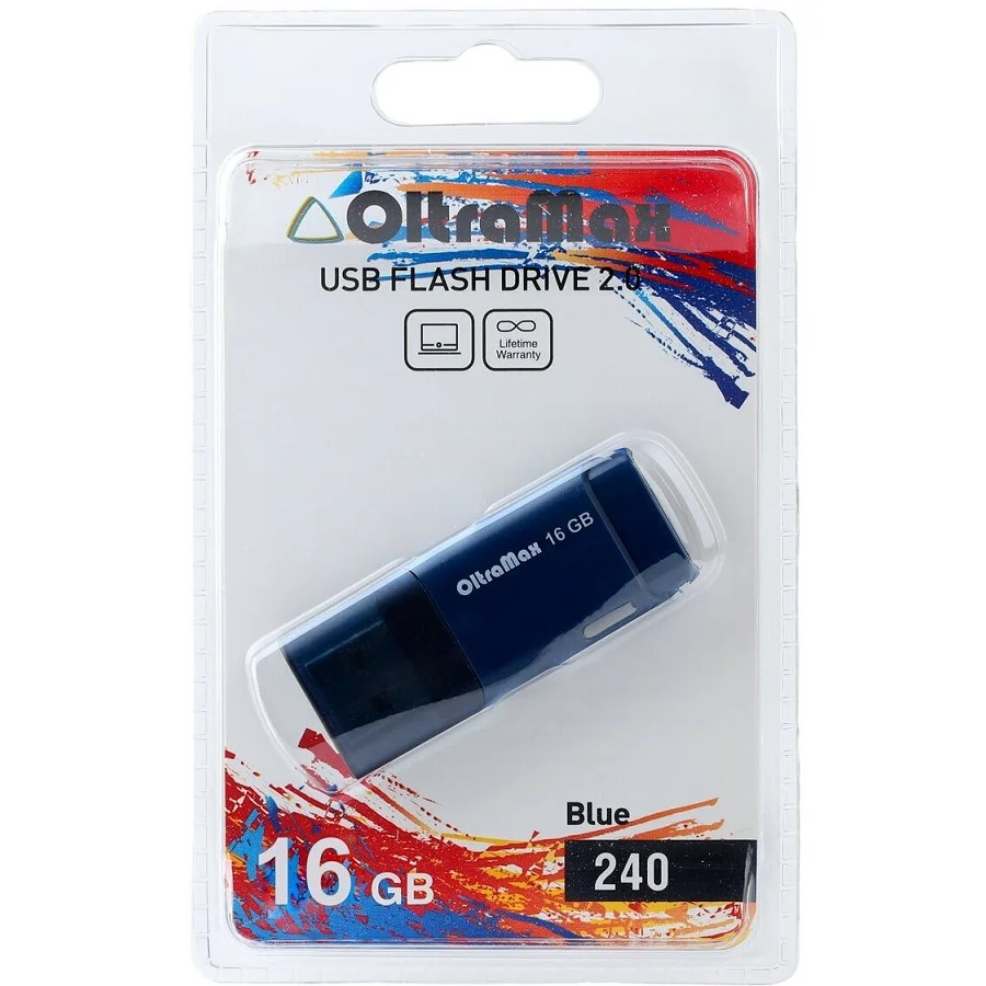 Флешка USB OltraMax OM-64Gb-240-синий
