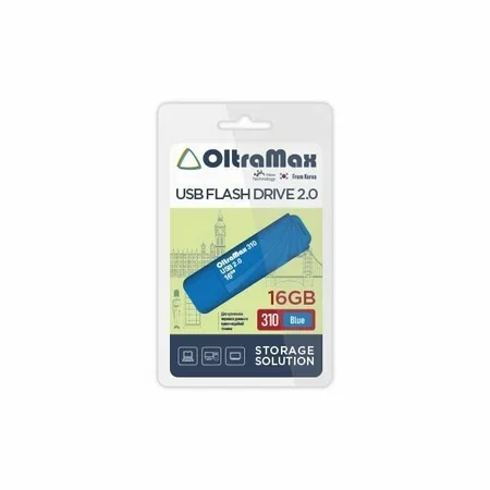 Флешка USB OltraMax OM-64Gb-310-Blue