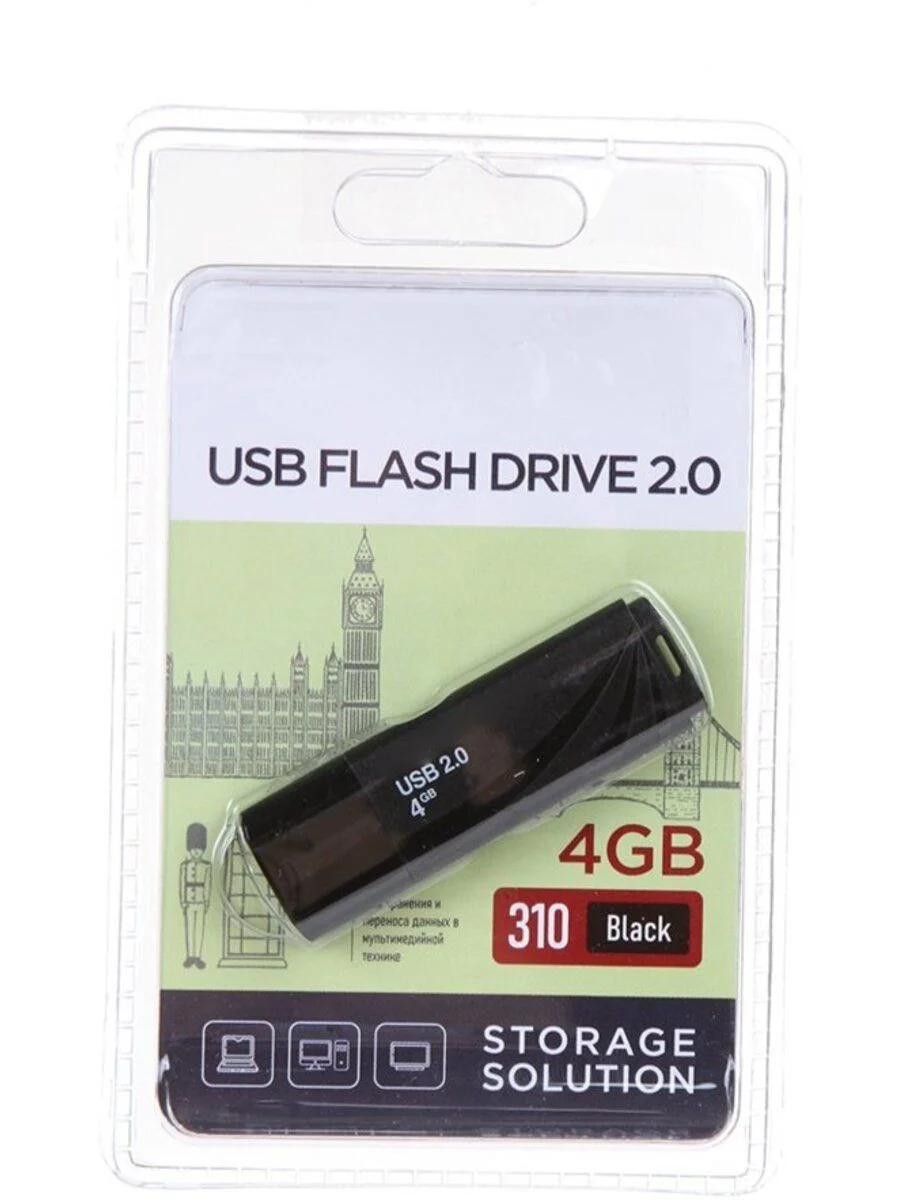 Флешка USB OltraMax OM-64Gb-310-черный