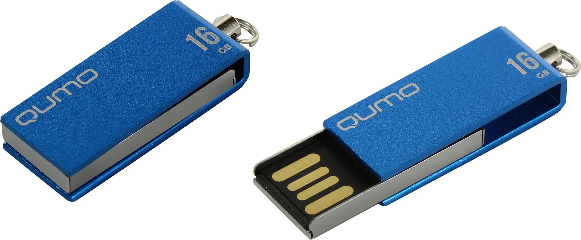 Флешка USB QUMO 16Gb Fold USB 2.0 QM16GUD-FLD-Blue