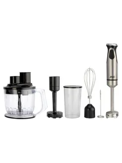 Блендер погружной jvc JK-HB5140 1500 Вт, 6 скоростей, 5 насадок, чаша1,25 л