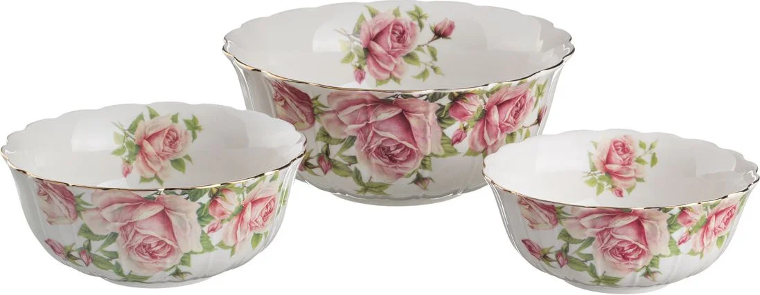 НАБОР САЛАТНИКОВ LEFARD "TOP STYLE" 3 ШТ. 12*5,5 СМ 250 МЛ МИКС ЦВЕТОВ
