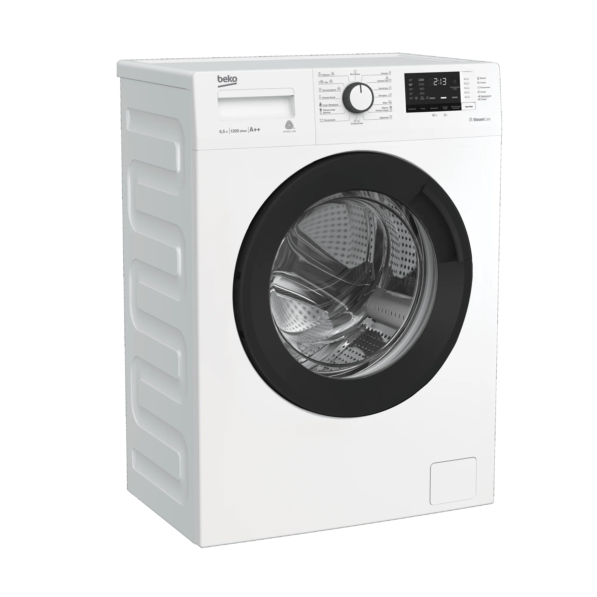 Стиральная машина Beko WSRE6612ZAWI BY, белая