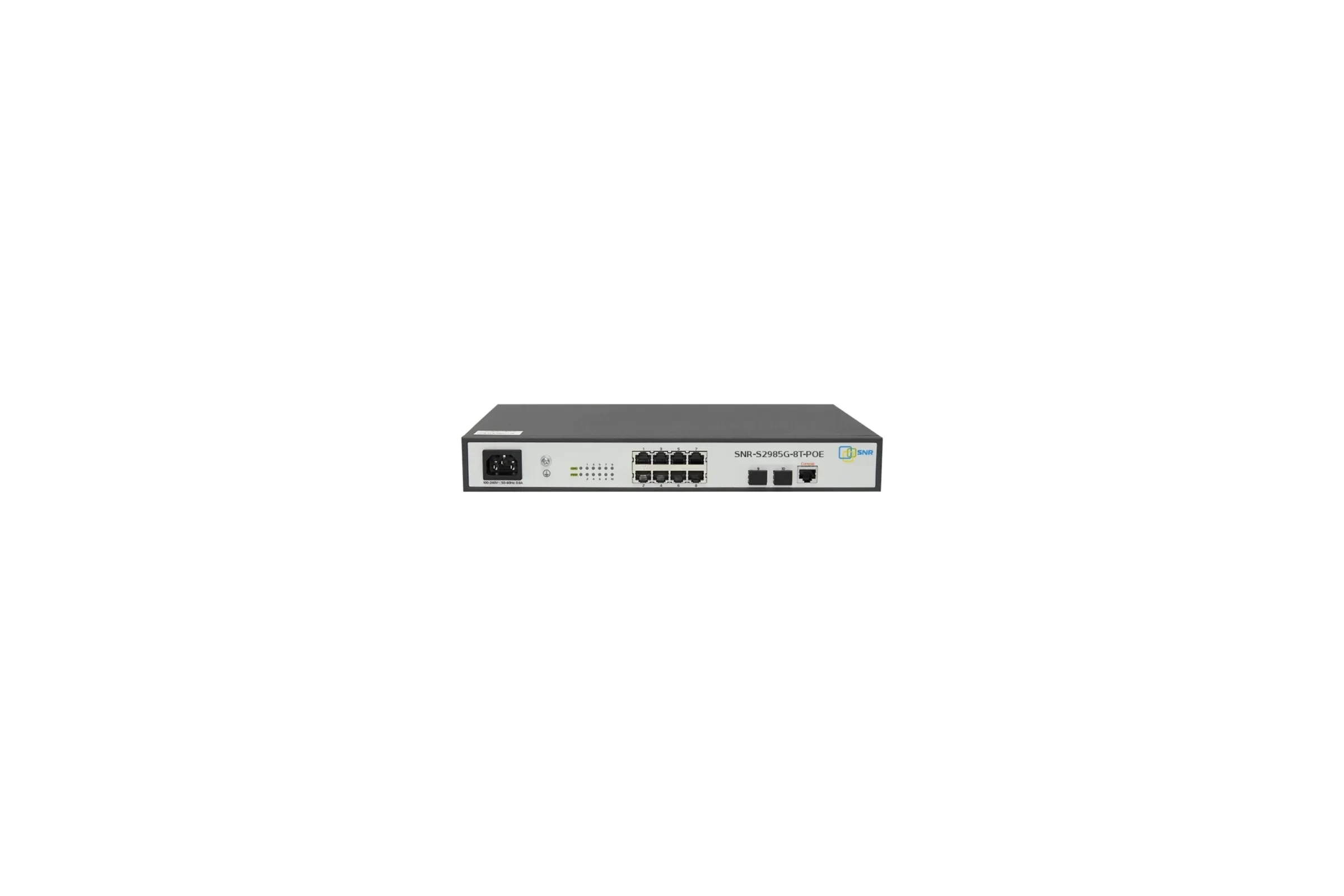 Коммутатор SNR SNR-S2985G-8T-POE, 1 Гбит/с, количество портов 8 шт, (L2)