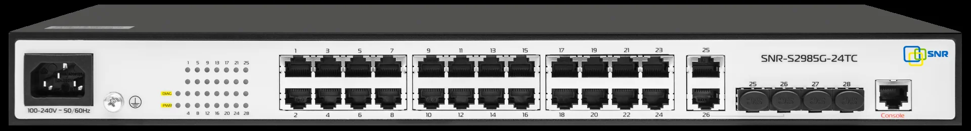 Коммутатор SNR управляемый уровня 2 SNR-S2985G-24TC