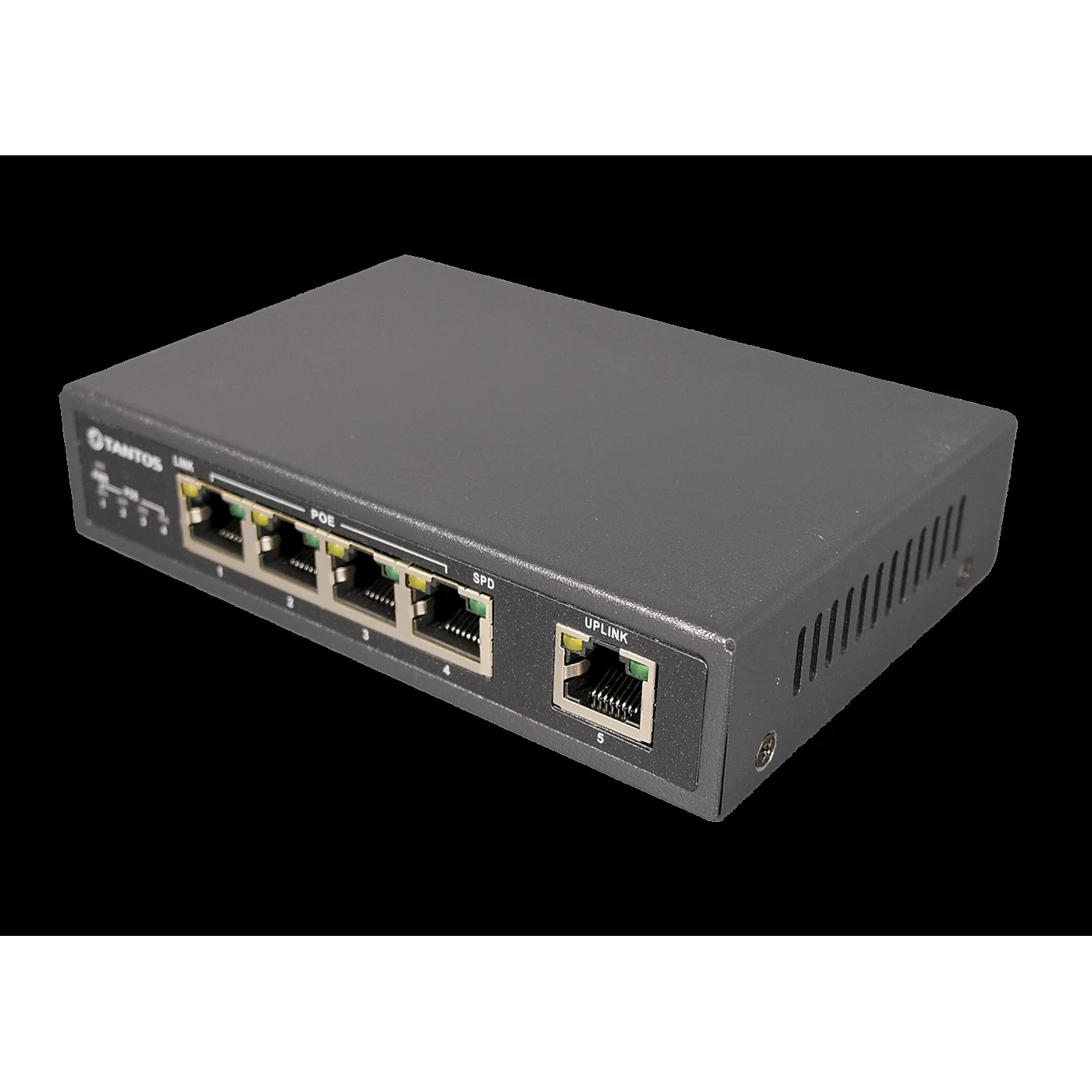 Коммутатор Tantos TSn-4P5G (L2) 5x1 Гбит/с 4PoE 60W неуправляемый