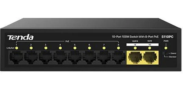 Коммутатор Tenda S110PC 10PORT 10/100M