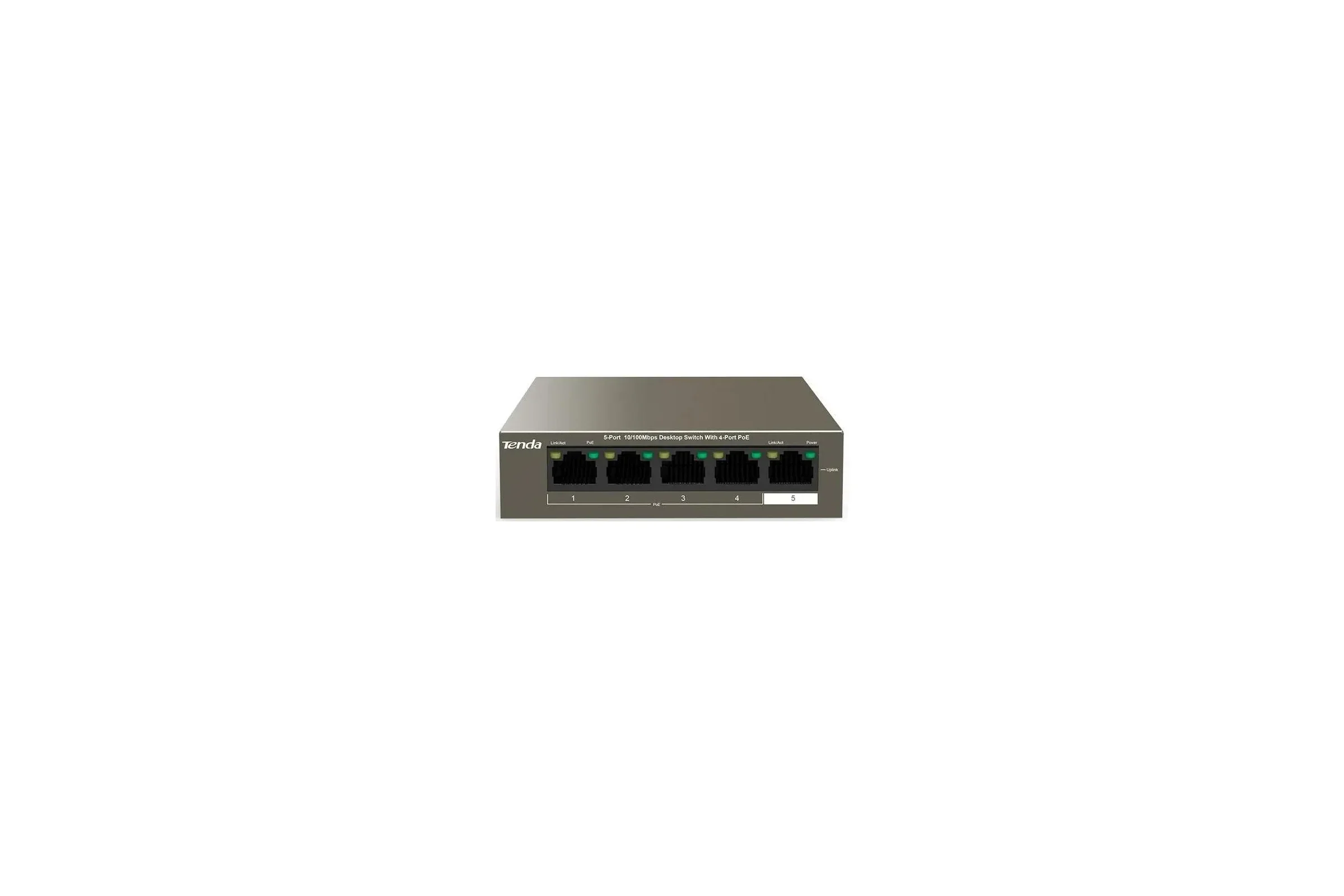 Коммутатор Tenda TEF1105P-4-38W 5PORT 10/100M