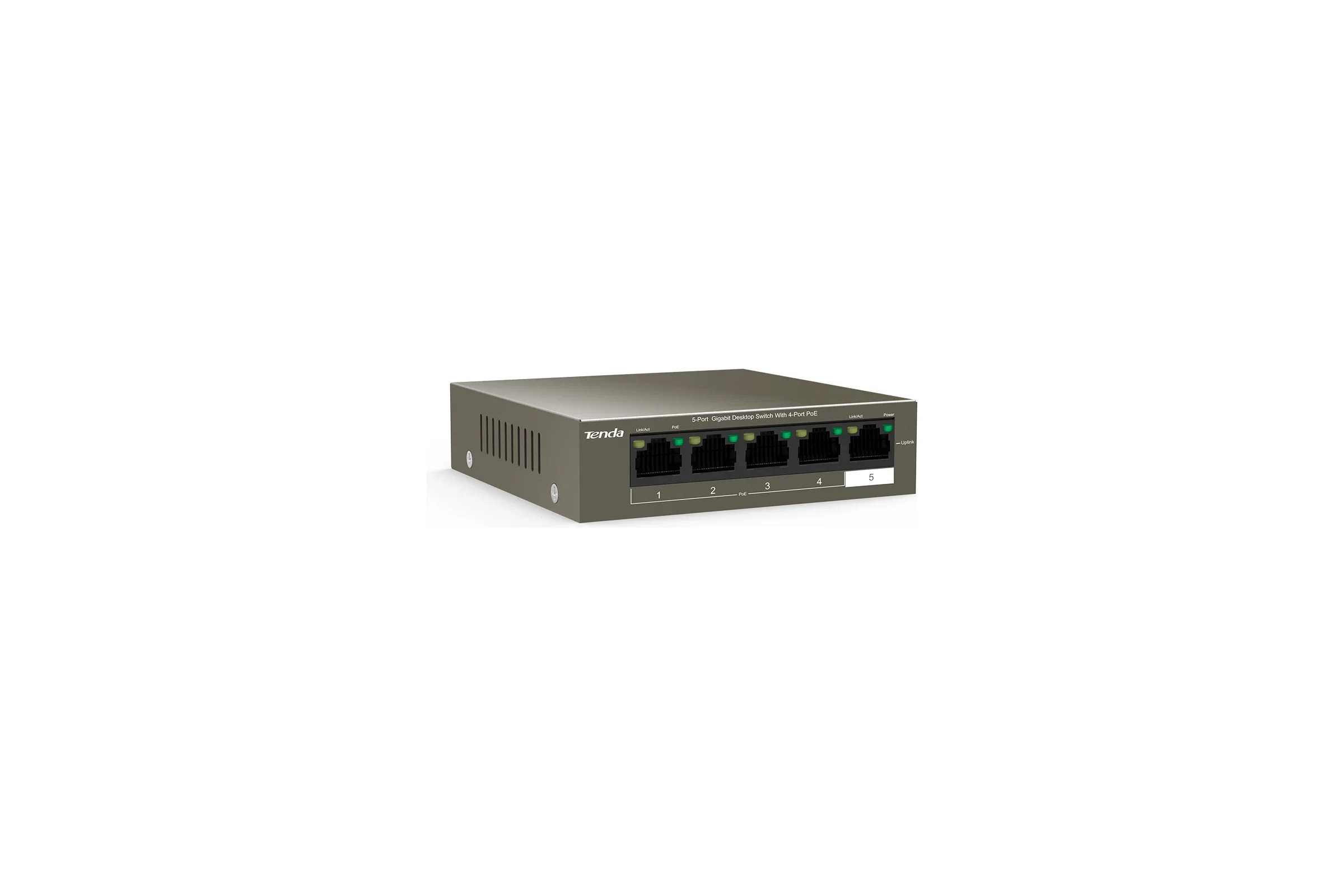 Коммутатор Tenda TEF1105P-4-63W 5PORT 10/100M