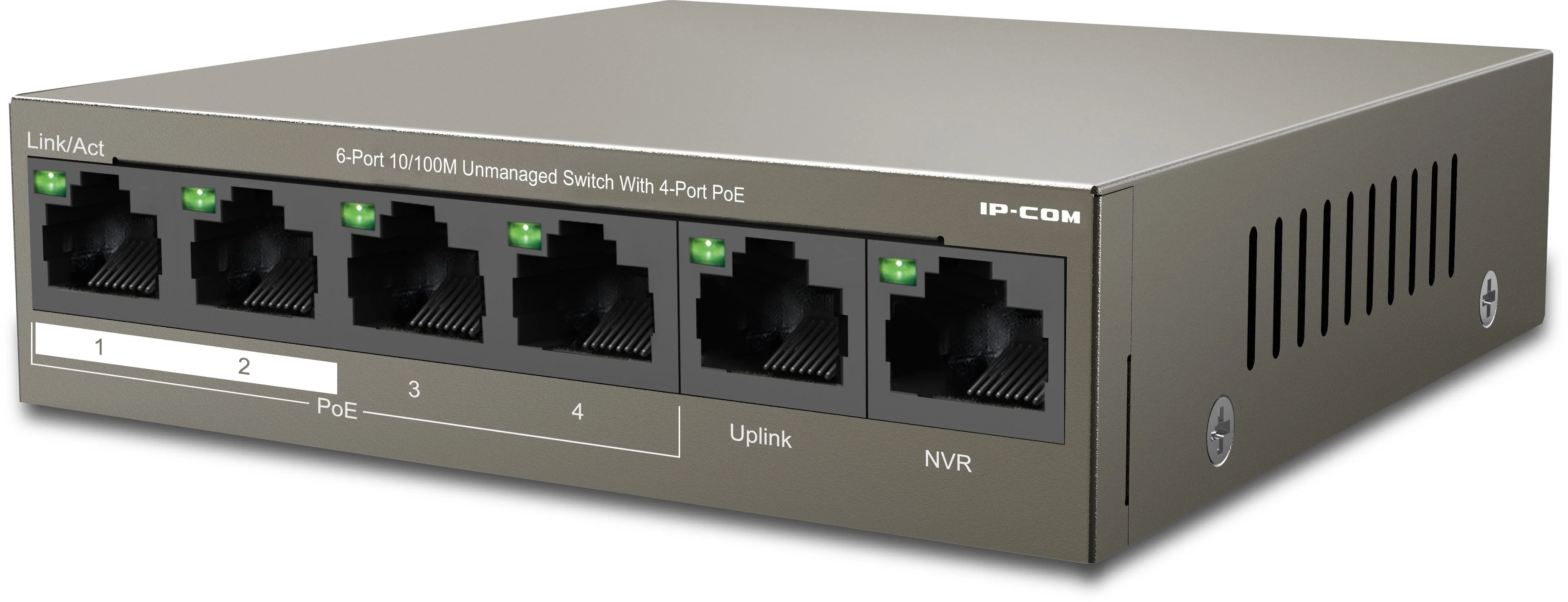 Коммутатор Tenda TEF1106P-4-63W 6PORT 100M 4POE