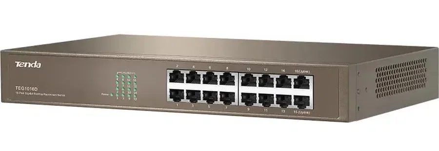 Коммутатор Tenda TEG1016D 16-Port 10/100/1000 Gigabit Switch