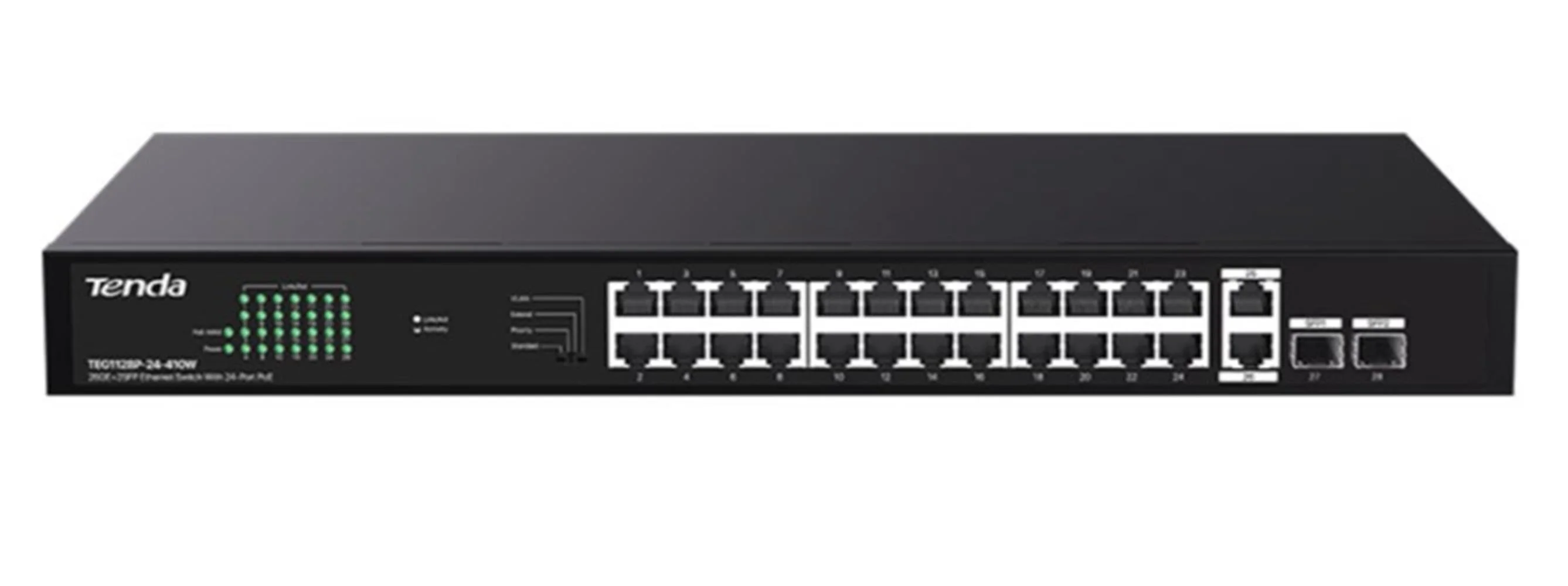 Коммутатор Tenda TEG1016G 16-Port 10/100/1000 Gigabit Switch 19"
