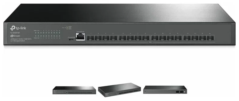 Коммутатор TP-Link JetStream 16-Port 10GE SFP+ L2+ Managed Switch PORT: 16× 10G SFP+ Slots