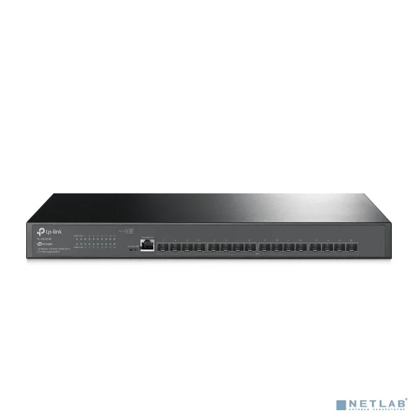 Коммутатор TP-Link JetStream 16-Port 10GE SFP+ L2+ Managed Switch PORT: 16× 10G SFP+ Slots