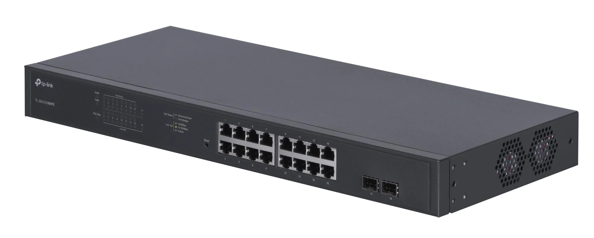 Коммутатор TP-Link Jetstream 16-port gigabit smart switch with 2-gigabit uplink ports