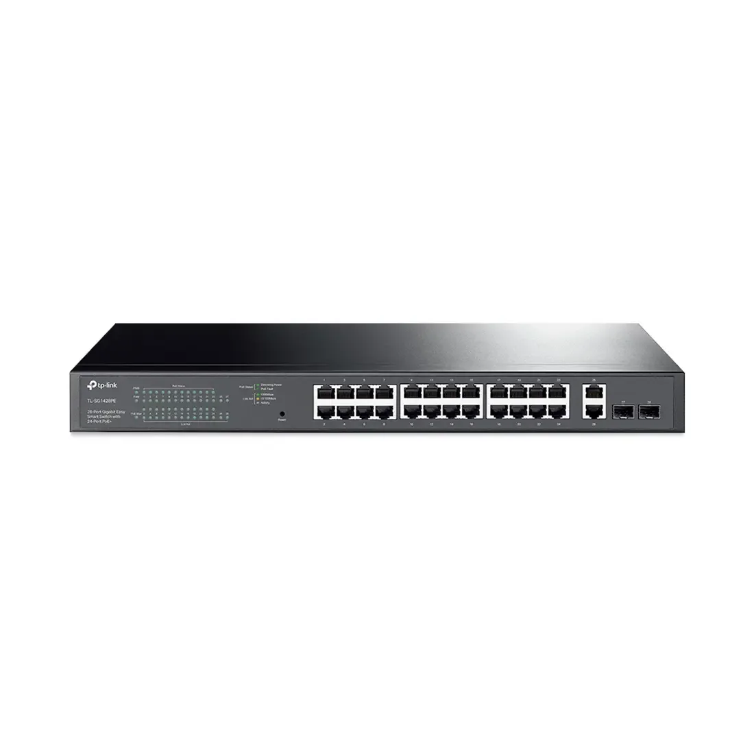 Коммутатор TP-Link Jetstream 16-port gigabit smart switch with 2-gigabit uplink ports