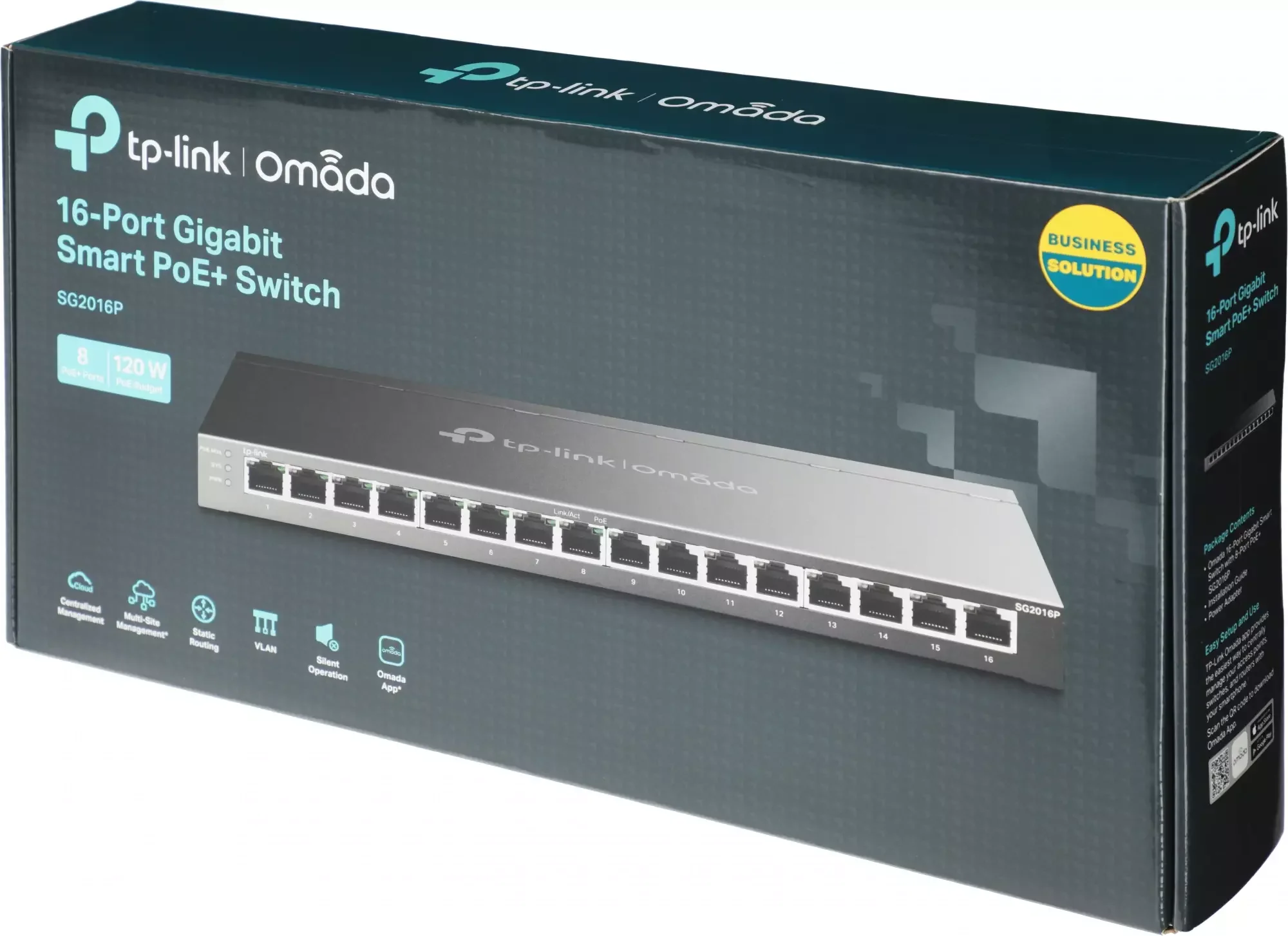 Коммутатор TP-Link Jetstream 16-port gigabit smart switch with 2-gigabit uplink ports
