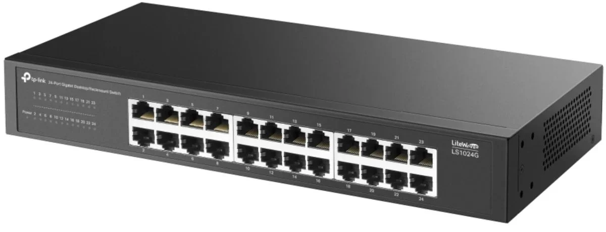 Коммутатор TP-Link LS1024G, 24-Port Gigabit Desktop/Rackmount Switch