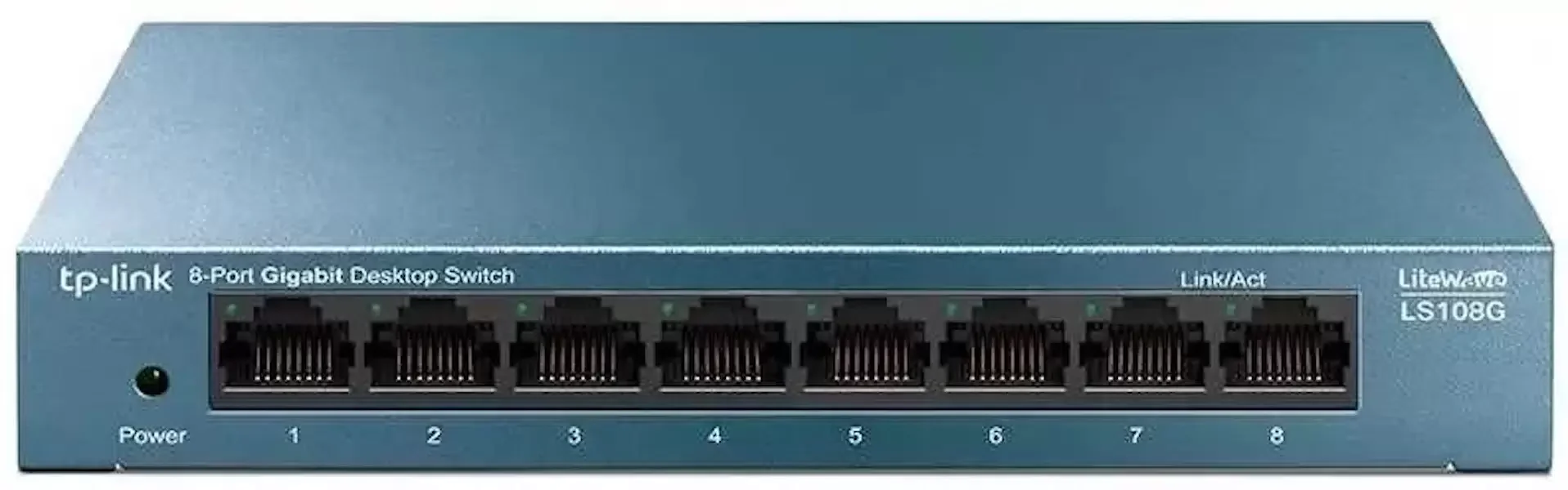 Коммутатор TP-Link LS108G 8-портовый 10/100/1000 Мбит/с настольный коммутатор SMB
