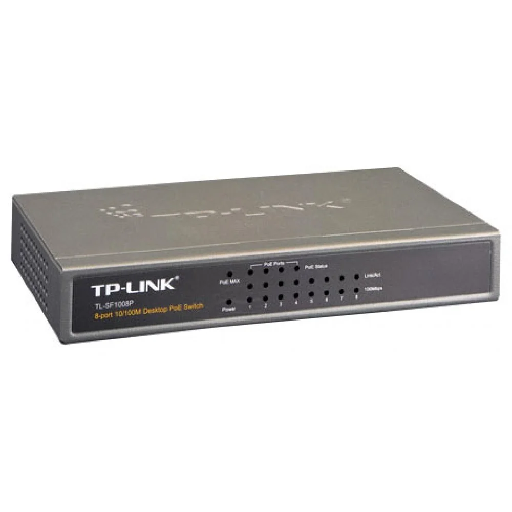Коммутатор TP-Link SMB TL-SF1008P Коммутатор 8-port 10/100M Desktop PoE Switch