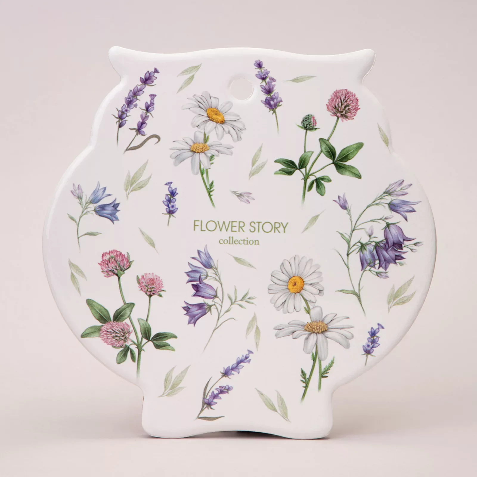 ПОДСТАВКА ПОД ГОРЯЧЕЕ AGNESS "FLOWER STORY" 16*16*1 СМ (КОР=48ШТ.)