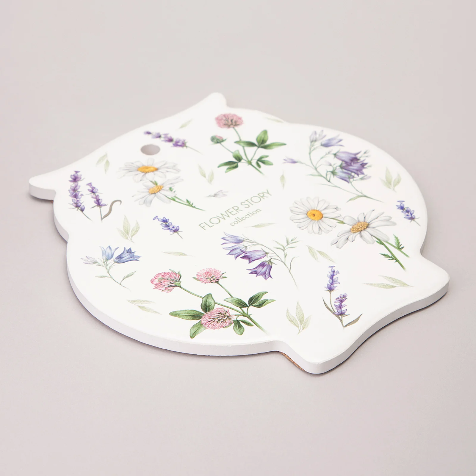 ПОДСТАВКА ПОД ГОРЯЧЕЕ AGNESS "FLOWER STORY" 16*16*1 СМ (КОР=48ШТ.)