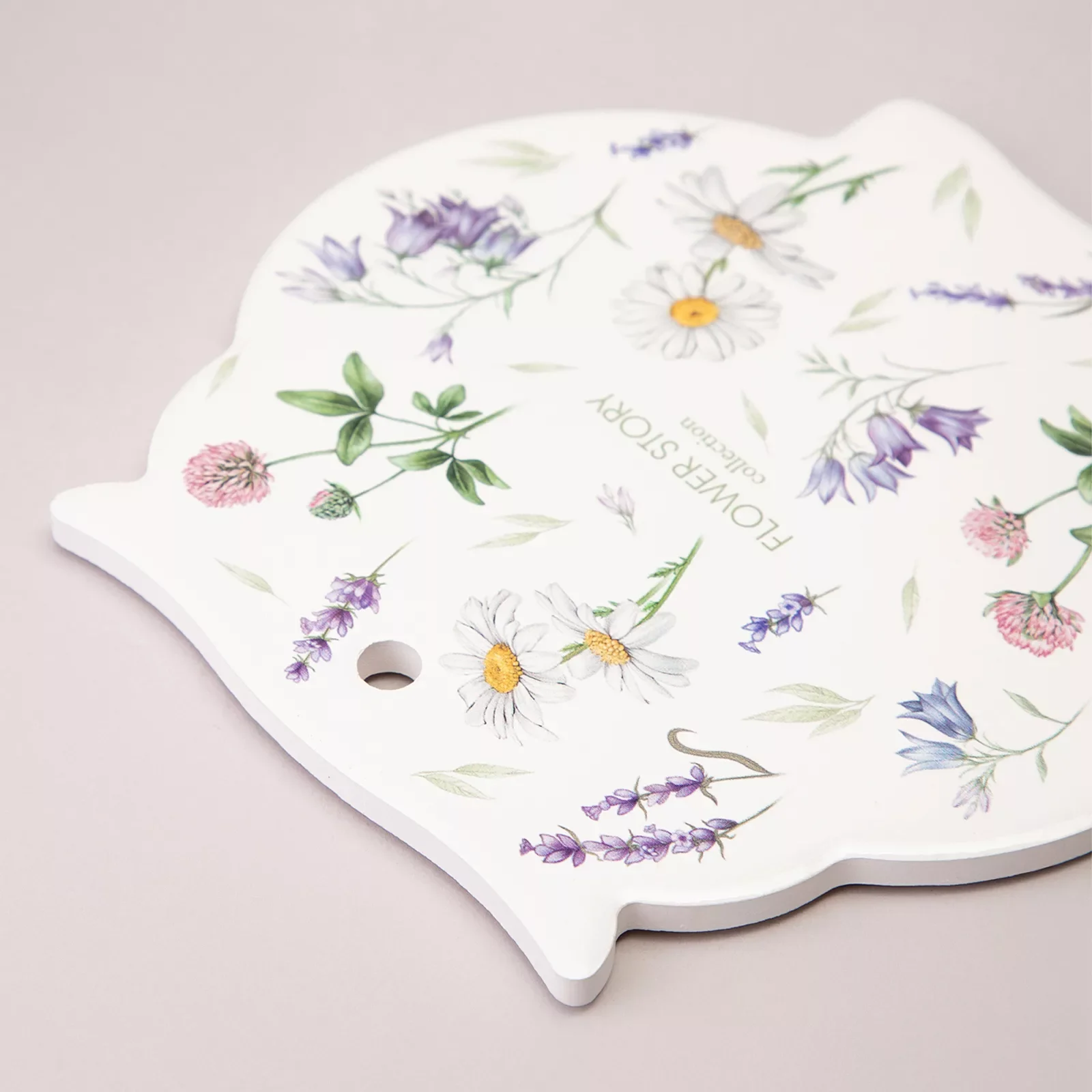 ПОДСТАВКА ПОД ГОРЯЧЕЕ AGNESS "FLOWER STORY" 16*16*1 СМ (КОР=48ШТ.)