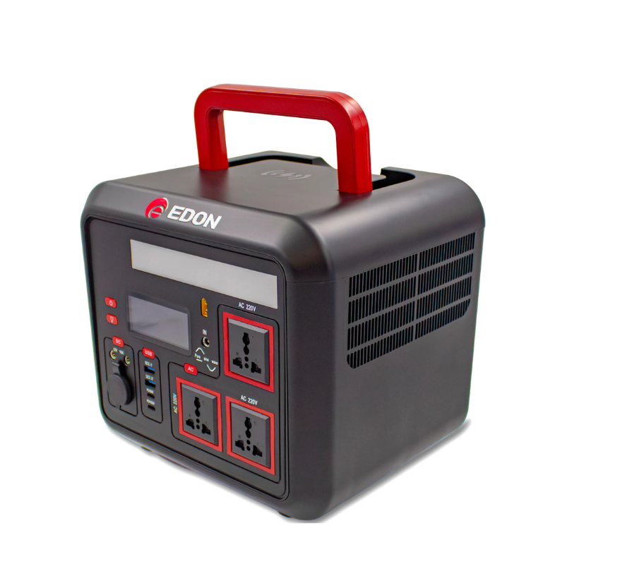 Электростанция портативная Edon PES-1200 (1200вТ,Li-lon;12.8B/100Ач, 1280Вт/ч, дисплей, LED подсвет