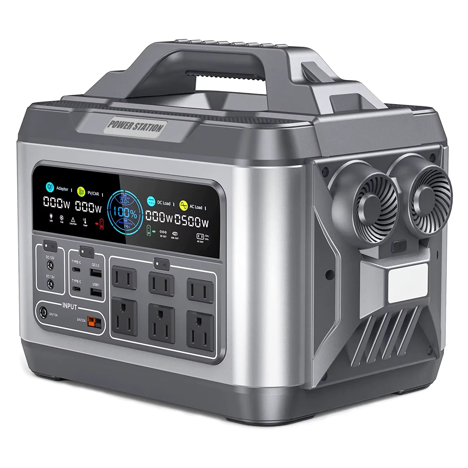 Электростанция портативная Edon PES-1200 (1200вТ,Li-lon;12.8B/100Ач, 1280Вт/ч, дисплей, LED подсвет