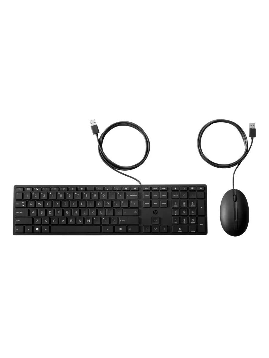 Комплект клавиатура+мышь HP 320MK проводной, USB, чёрный
