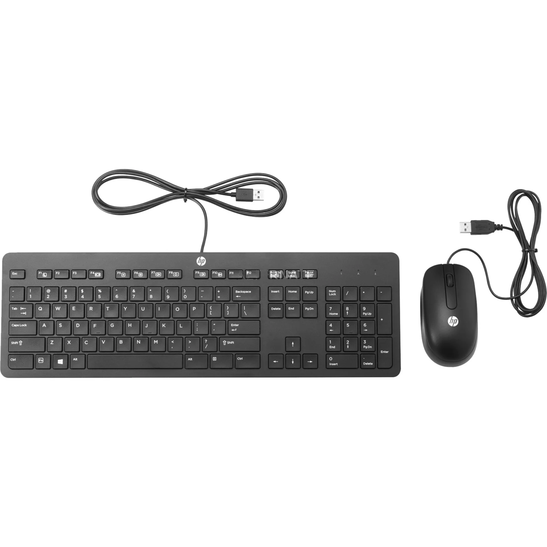Комплект клавиатура+мышь HP 320MK проводной, USB, чёрный