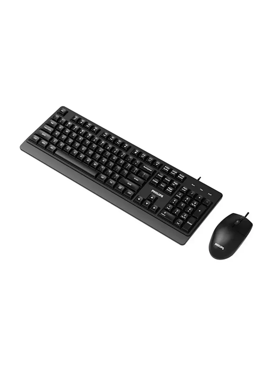 Комплект клавиатура+мышь Irbis LD802 проводной, USB, 1600 DPI, чёрный