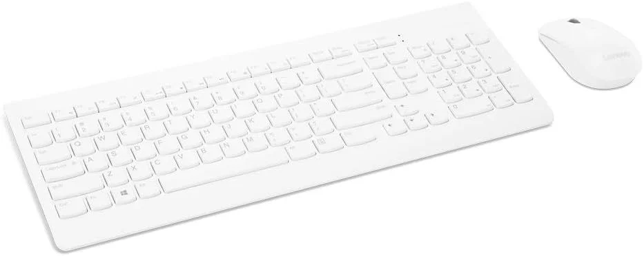 Комплект клавиатура+мышь Lenovo 510 беспроводной, USB, 1200 DPI, белый