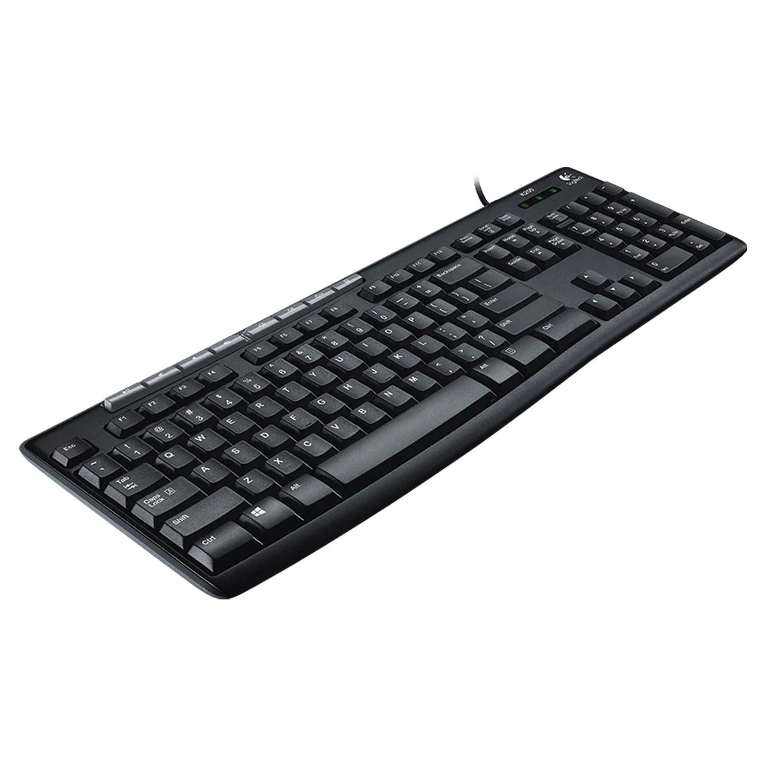 Комплект клавиатура+мышь Logitech Desktop MK200 проводной, USB, 1000 DPI, чёрный