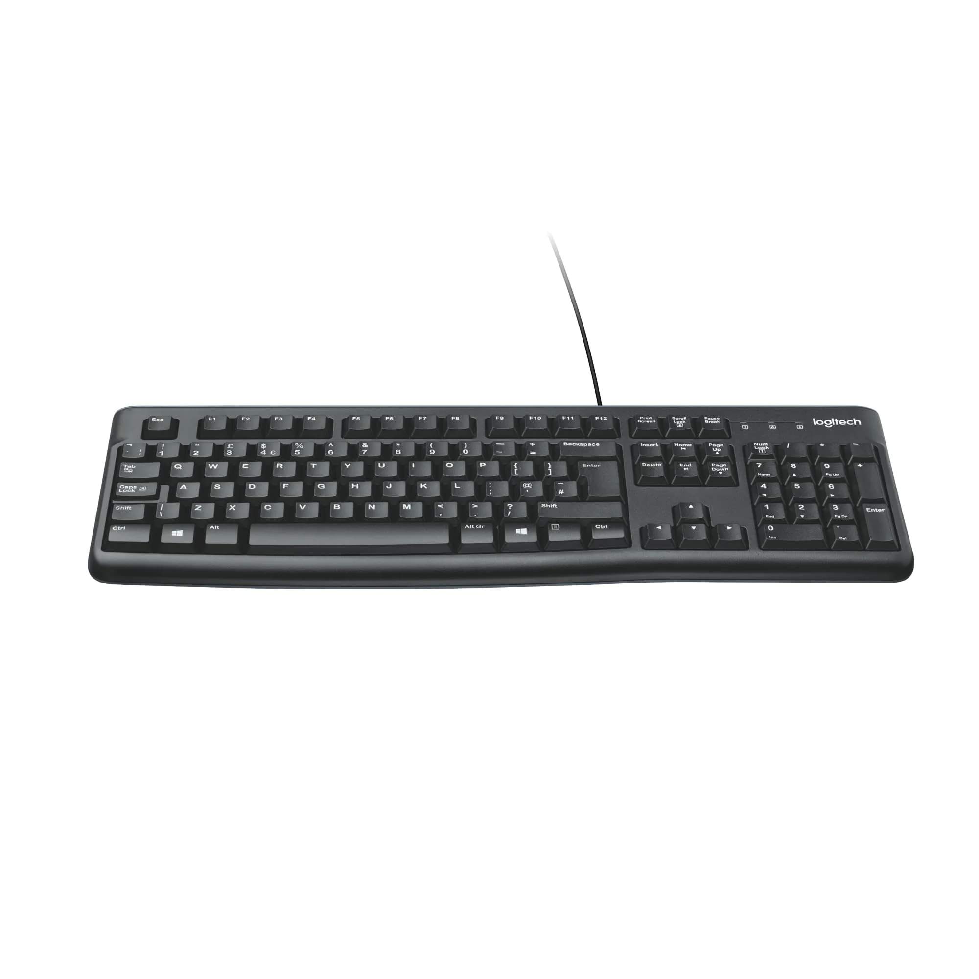 Комплект клавиатура+мышь Logitech Desktop MK200 проводной, USB, 1000 DPI, чёрный