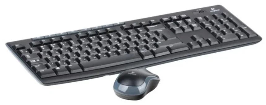 Комплект клавиатура+мышь Logitech MK270 беспроводной, USB, 1000 DPI, чёрный