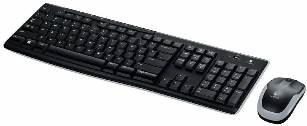 Комплект клавиатура+мышь Logitech MK270 беспроводной, USB, 1000 DPI, чёрный