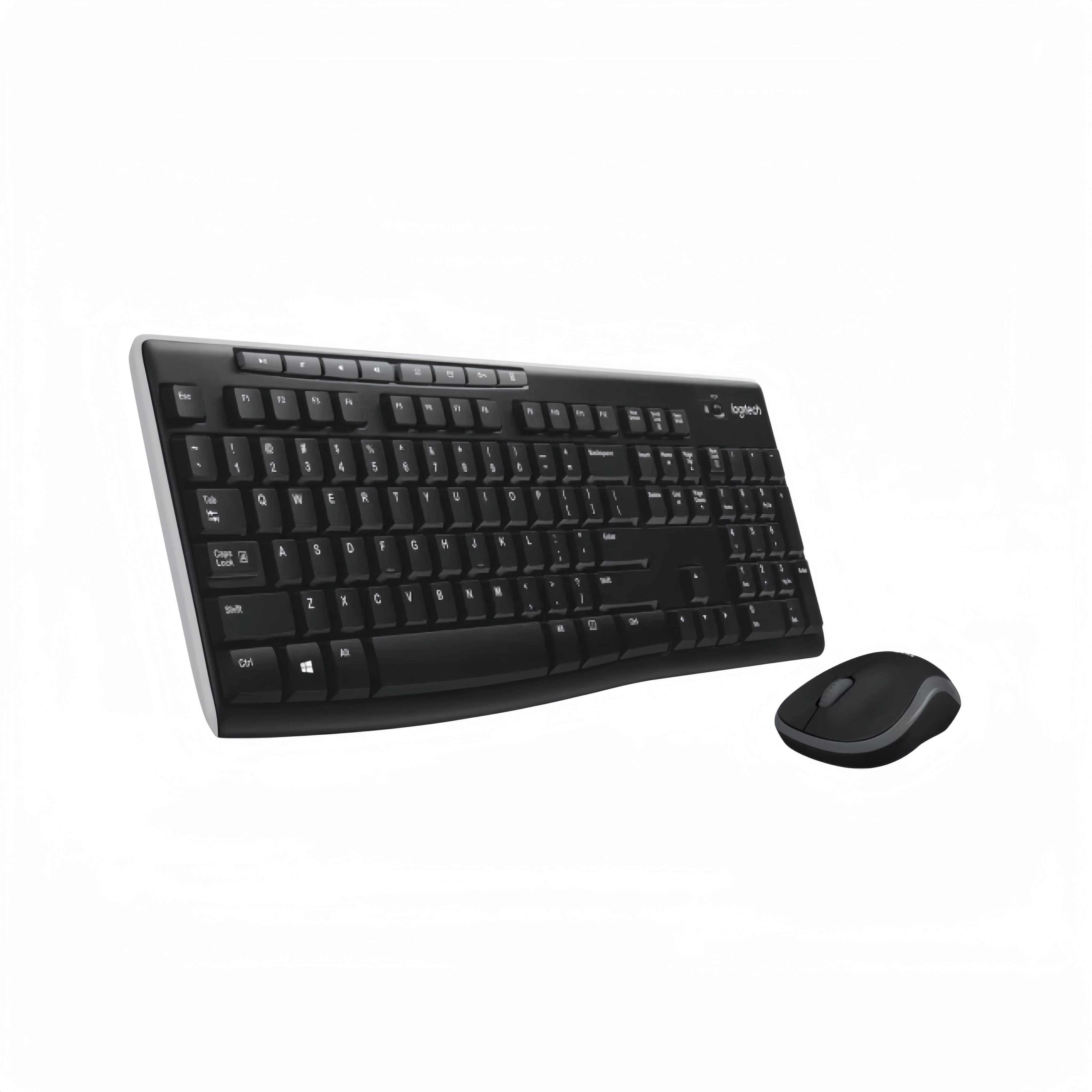 Комплект клавиатура+мышь Logitech MK270 беспроводной, USB, 1000 DPI, чёрный