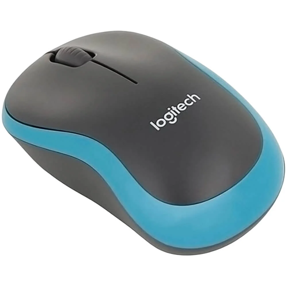 Комплект клавиатура+мышь Logitech MK275 беспроводной, USB, 1000 DPI, голубой/чёрный