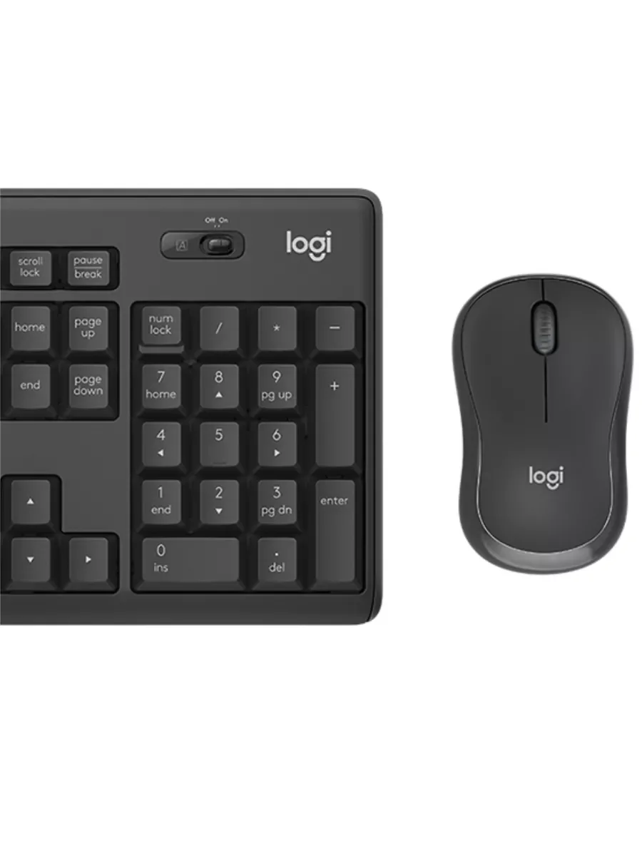 Комплект клавиатура+мышь Logitech MK295 беспроводной, USB, чёрный