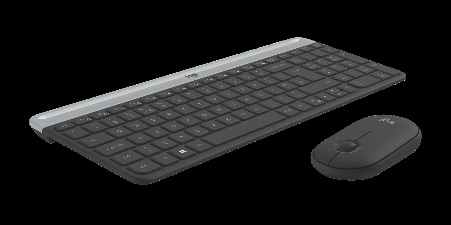 Комплект клавиатура+мышь Logitech MK470 беспроводной, USB, 1000 DPI, чёрный