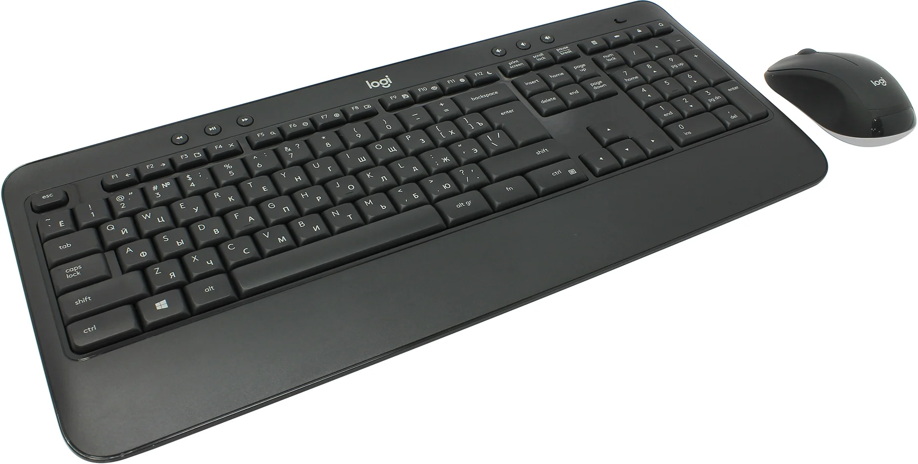 Комплект клавиатура+мышь Logitech MK540 беспроводной, USB, 1000 DPI, чёрный