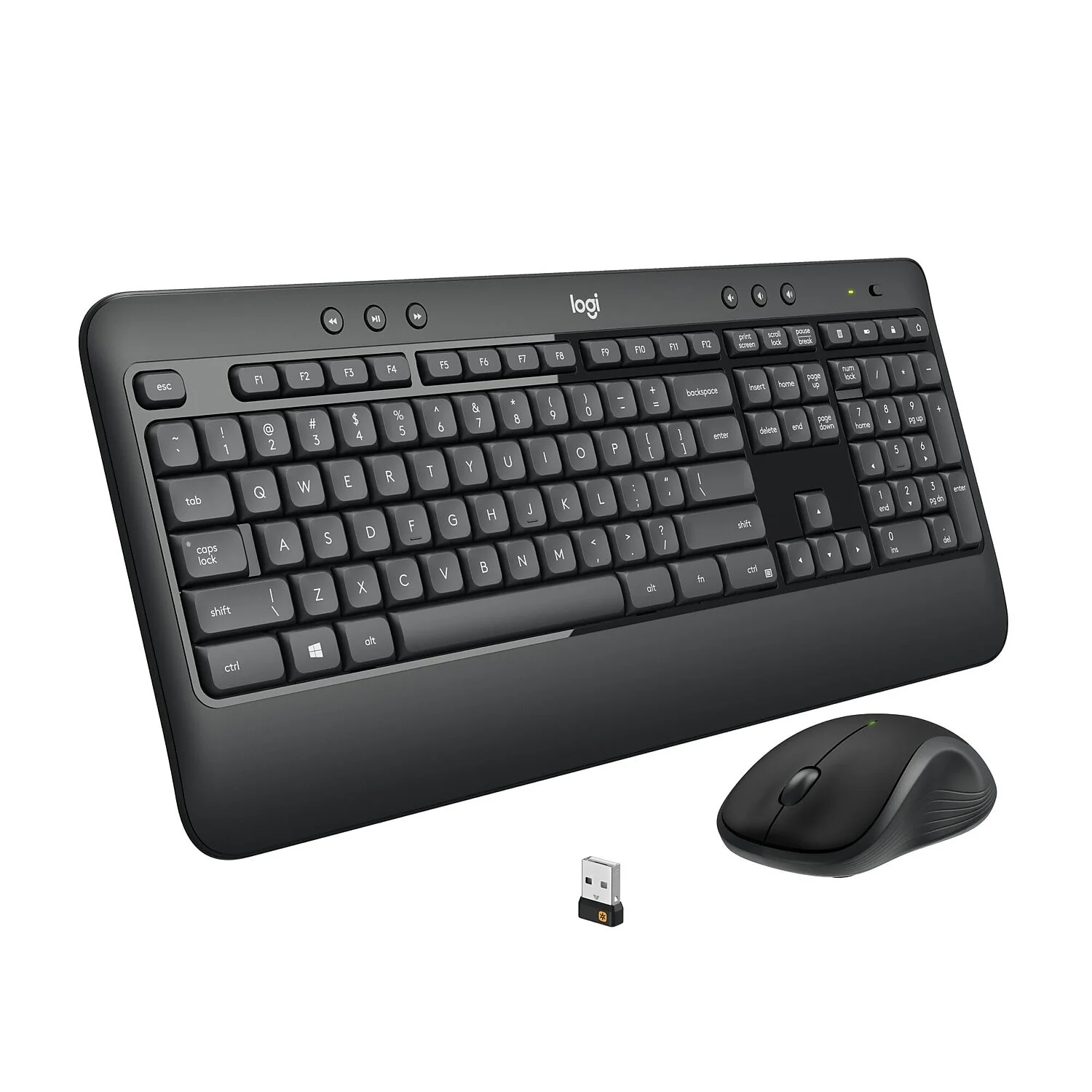 Комплект клавиатура+мышь Logitech MK540 беспроводной, USB, 1000 DPI, чёрный