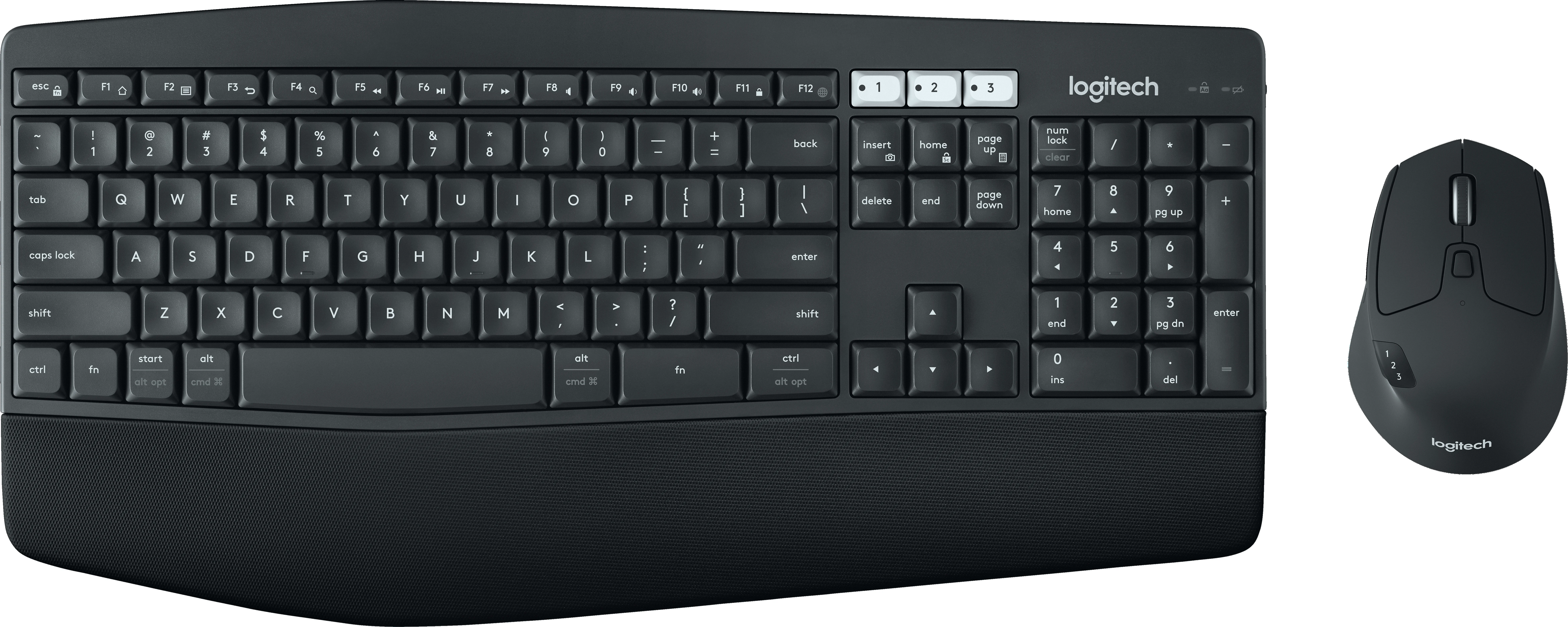 Комплект клавиатура+мышь Logitech MK850 беспроводной, USB, 1000 DPI, чёрный