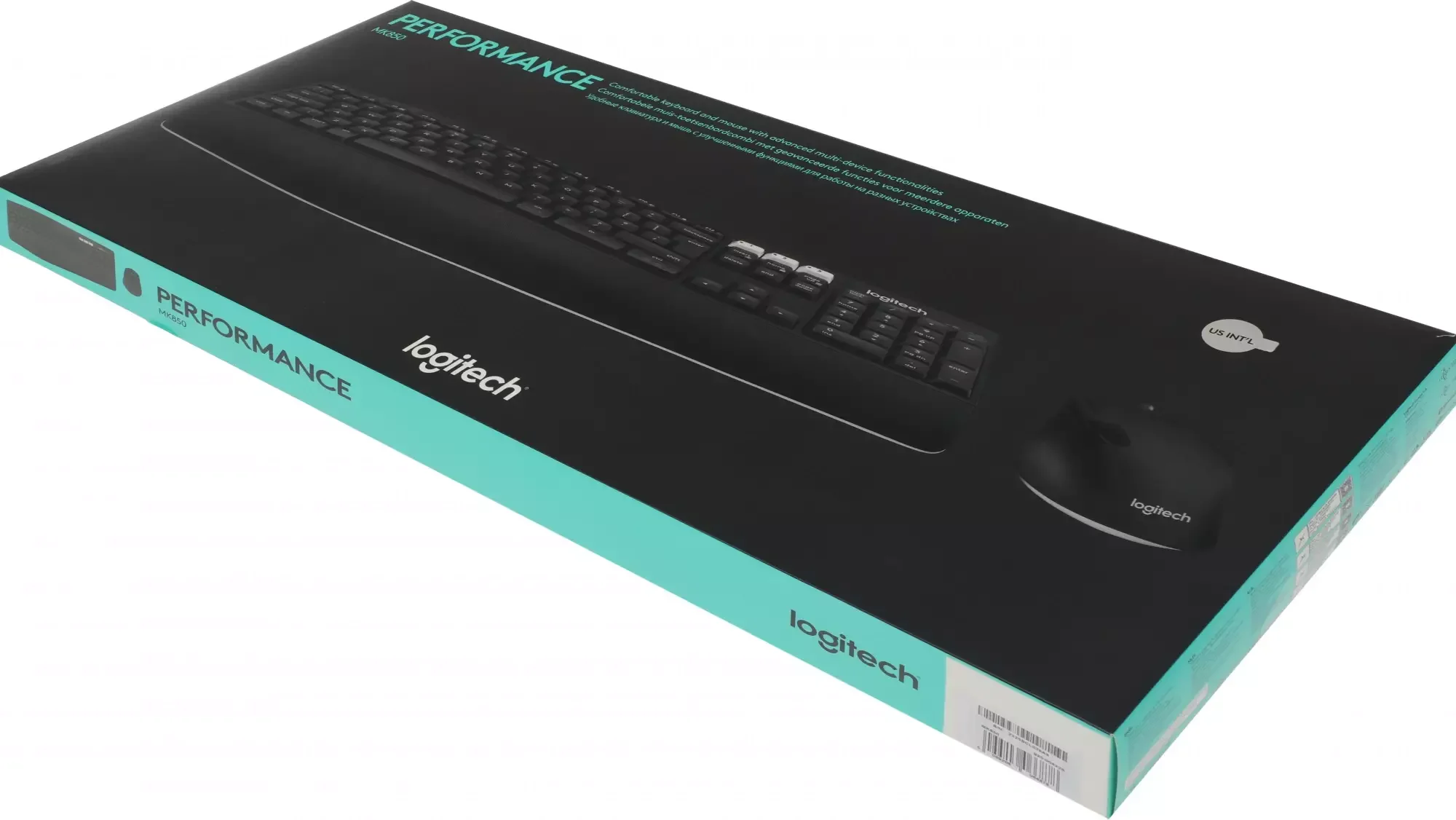 Комплект клавиатура+мышь Logitech MK850 беспроводной, USB, 1000 DPI, чёрный