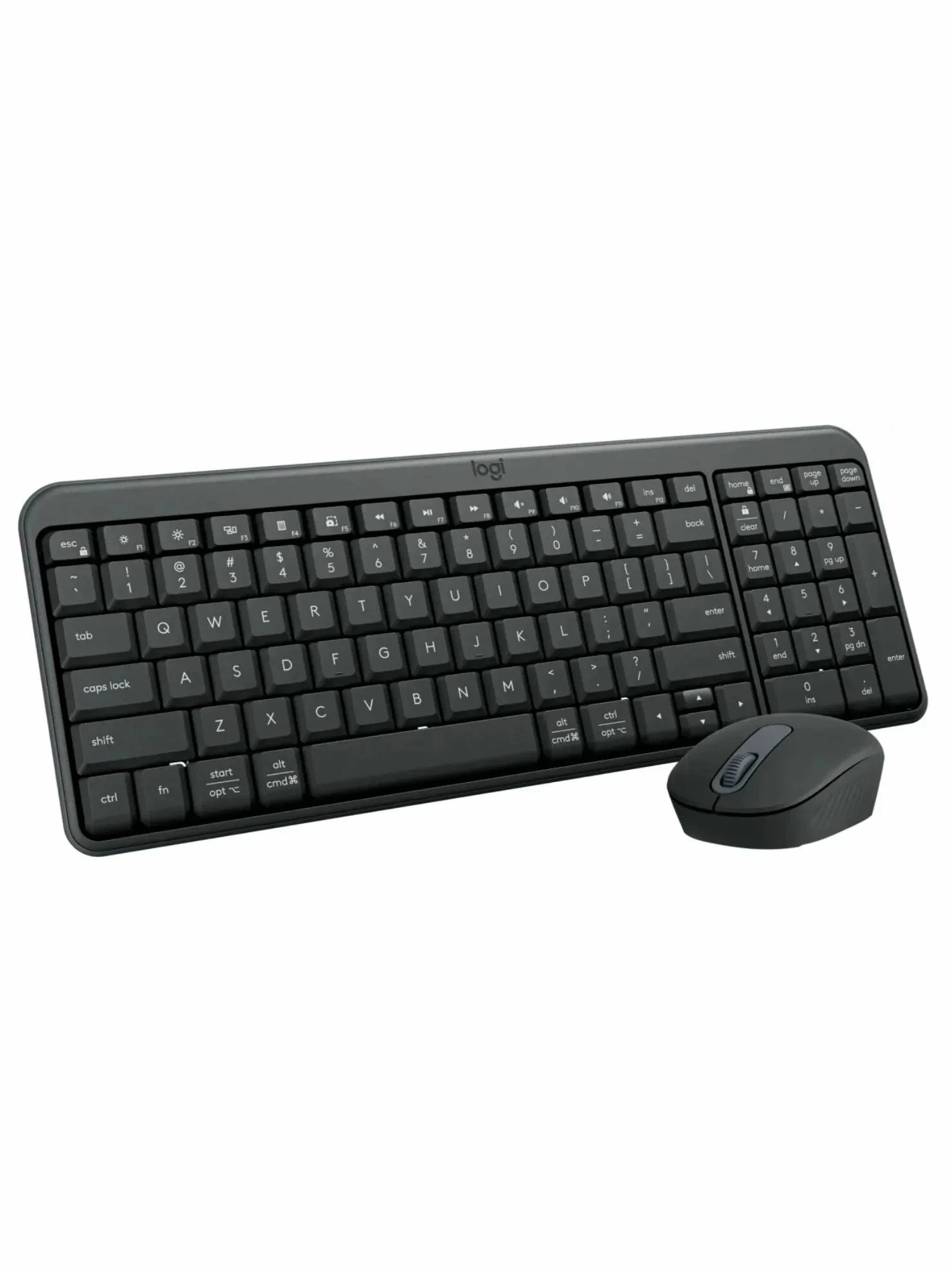 Комплект клавиатура+мышь Logitech Wireless Combo MK250 Compact беспроводной, Bluetooth, 1000 DPI, чёрный