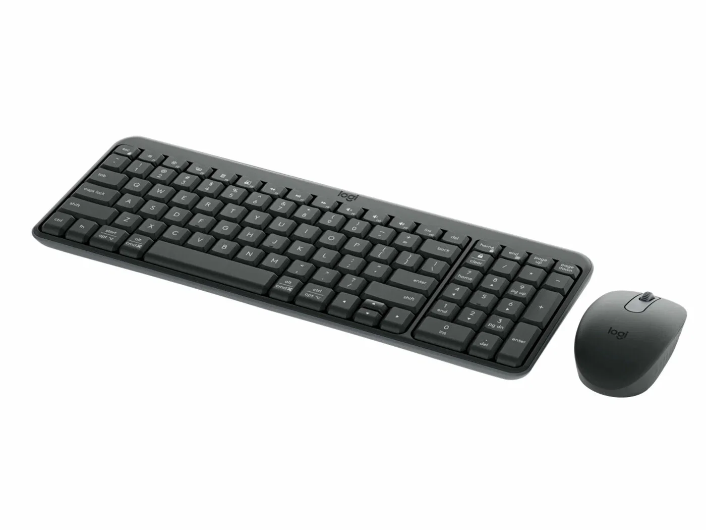Комплект клавиатура+мышь Logitech Wireless Combo MK250 Compact беспроводной, Bluetooth, 1000 DPI, чёрный